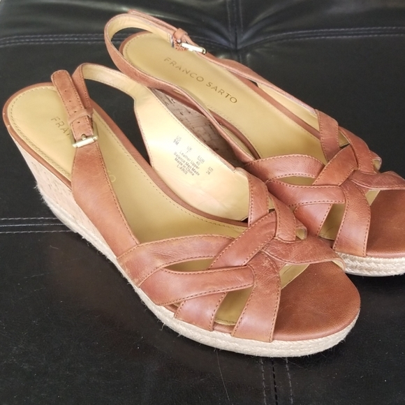 Franco Sarto Espadrille wedge sandals - Picture 2 of 4